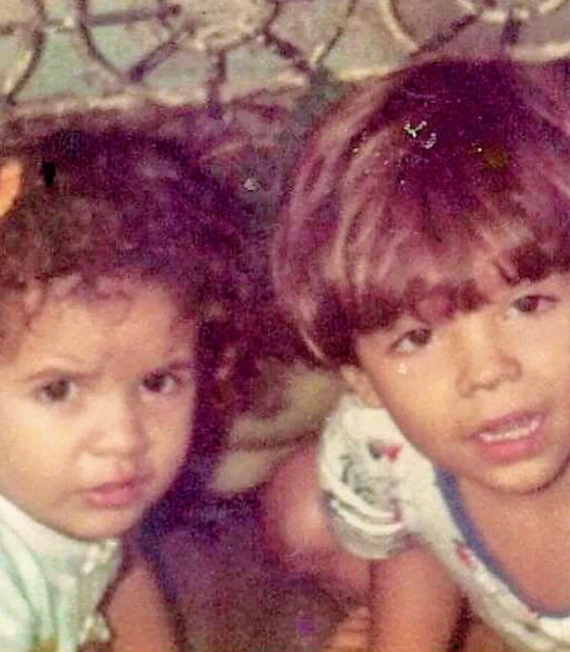 Chef Cesar Zapata as a child.