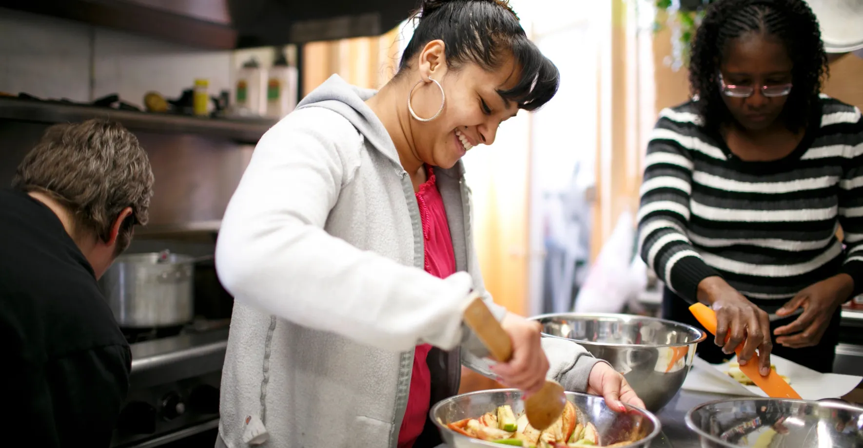 Parents cooking