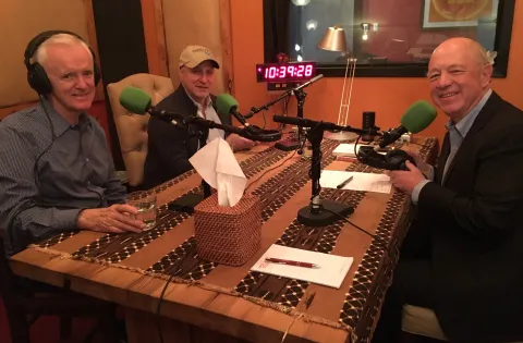 Men in a radio studio